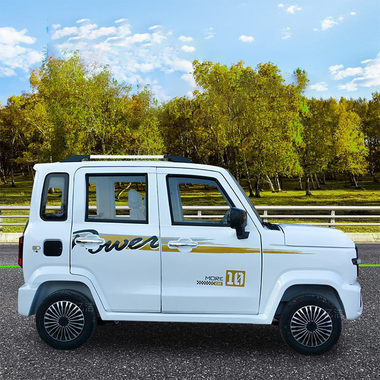 Four wheel electric vehicle household small pickup truck, dual-purpose oil and electric low-speed electric four wheel pickup truck